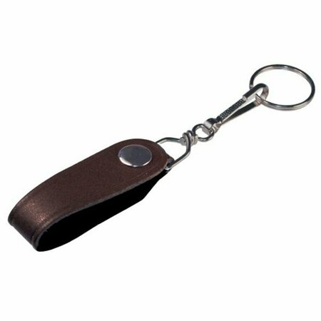 HILLMAN KEY RING LEATHER BELT WITH SNAP RING 703178